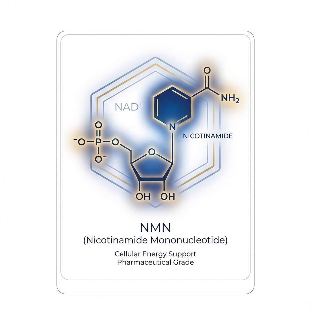 NMN Molecular Structure - Primary NAD+ Precursor
