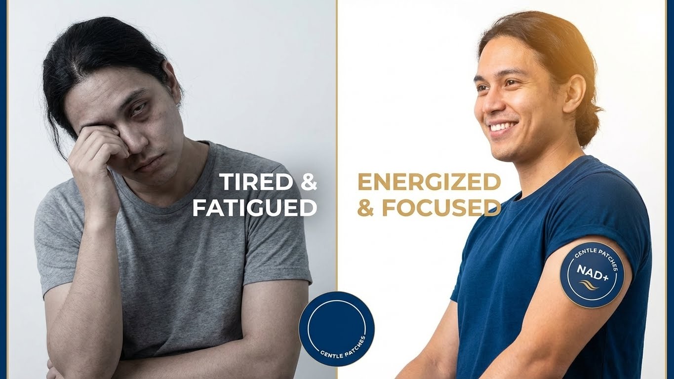 Before using NAD+ patches - showing initial state