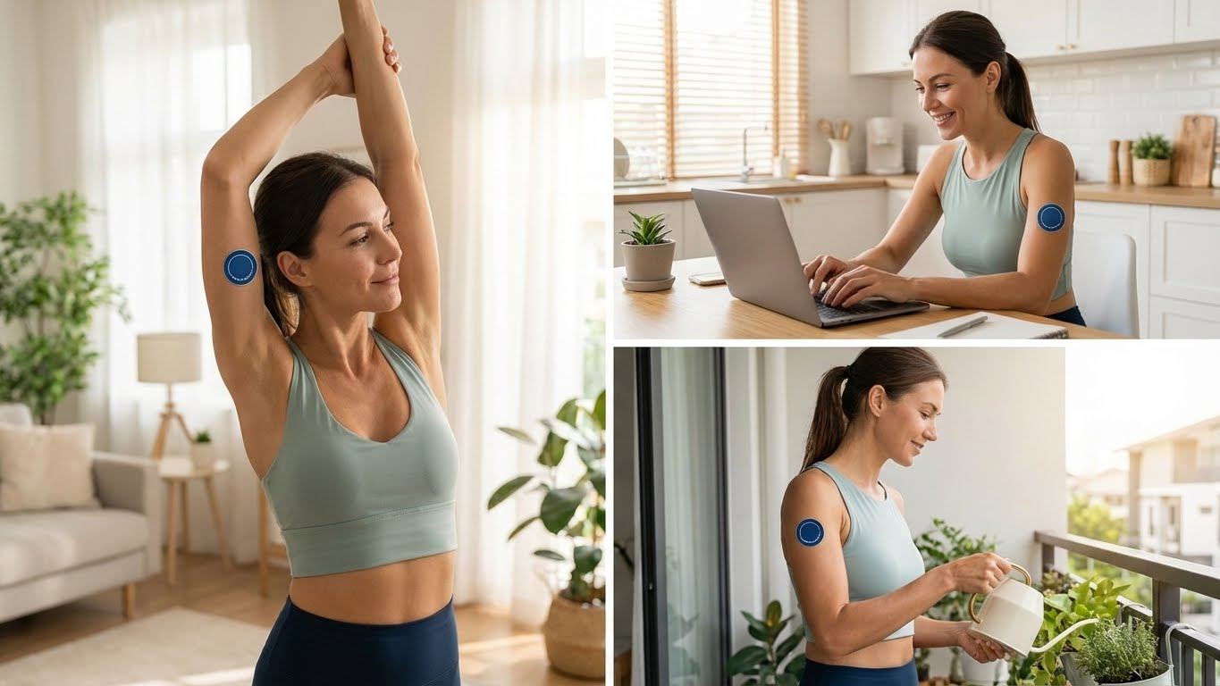 Healthy active lifestyle with NAD+ Patches