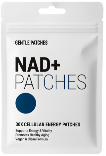 Gentle Patches NAD+ transdermal patch for smooth all-day energy and cellular support.